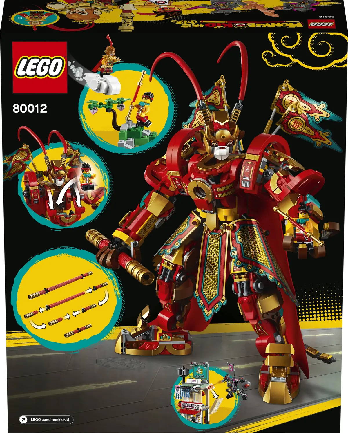 LEGO Monkie Kid 80012 Monkey King Warrior Mech set, image 30