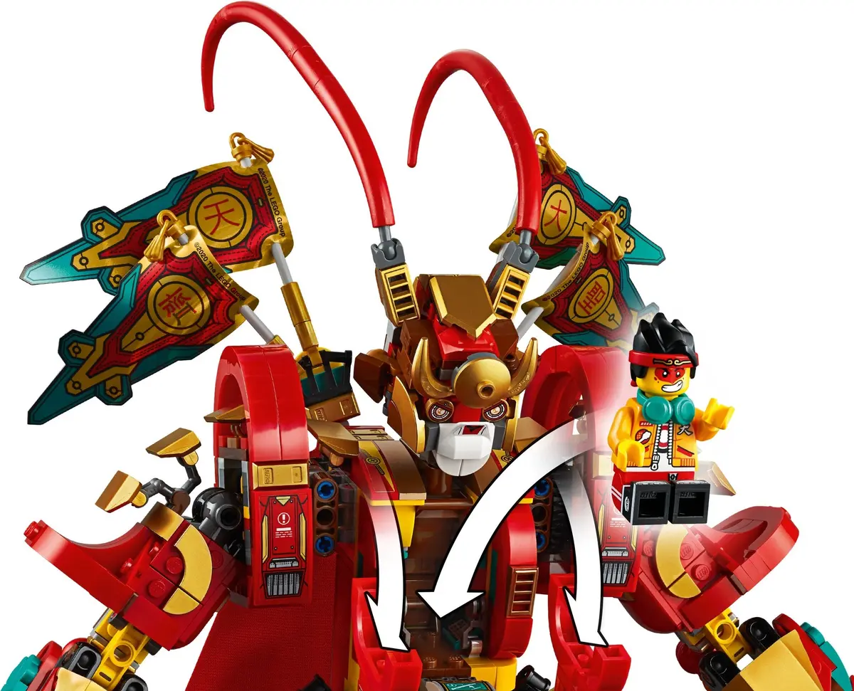 LEGO Monkie Kid 80012 Monkey King Warrior Mech set, image 19