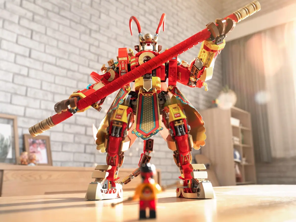 LEGO Monkie Kid 80012 Monkey King Warrior Mech set, image 12