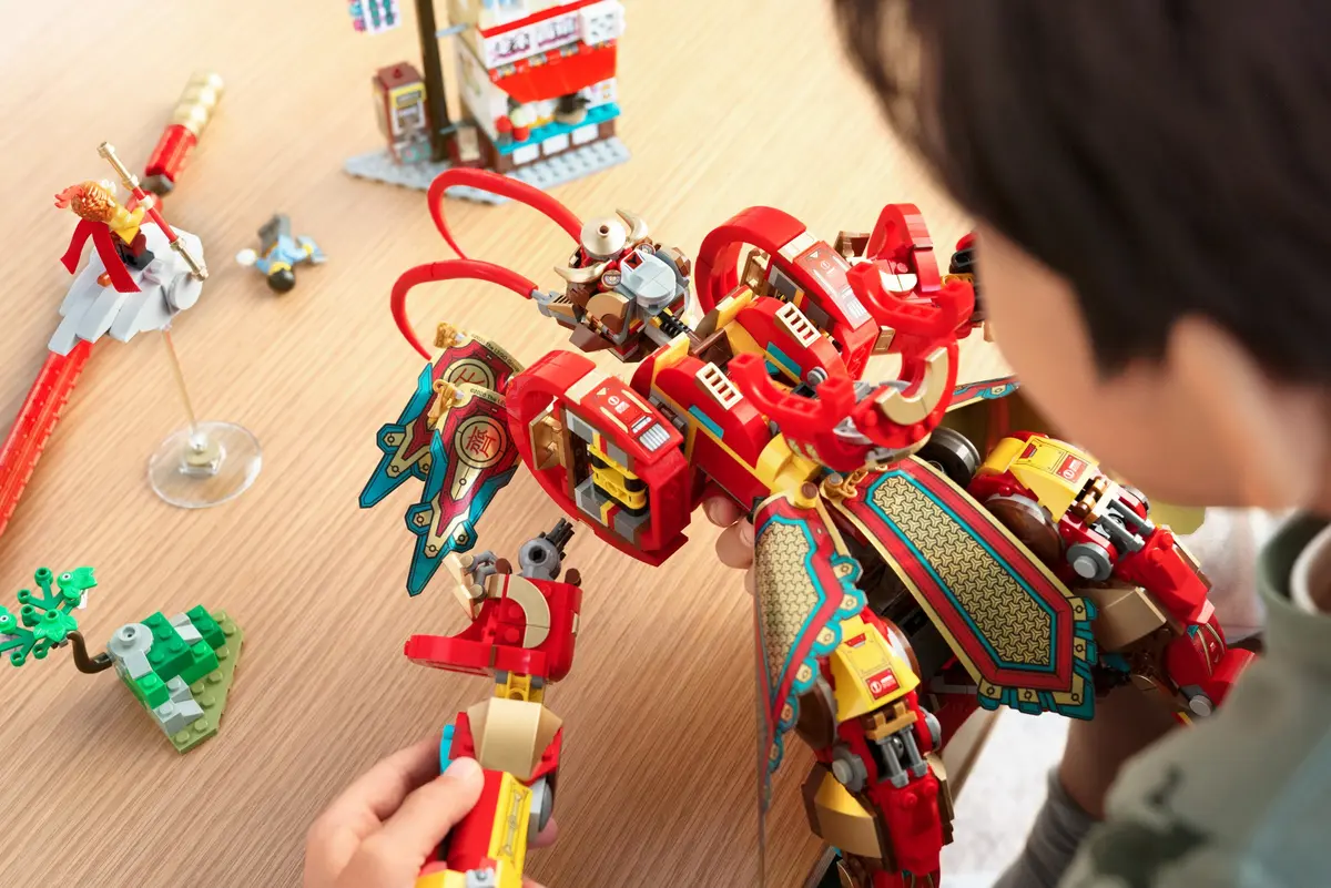 LEGO Monkie Kid 80012 Monkey King Warrior Mech set, image 33