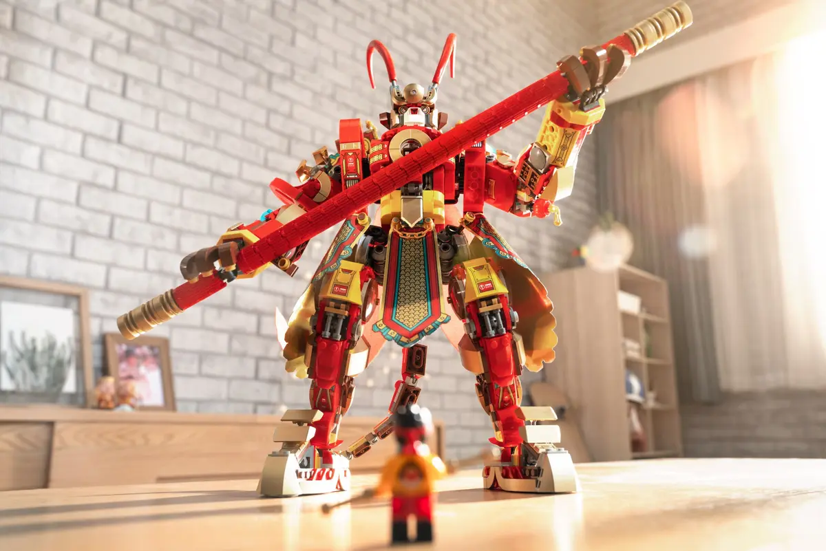 LEGO Monkie Kid 80012 Monkey King Warrior Mech set, image 37