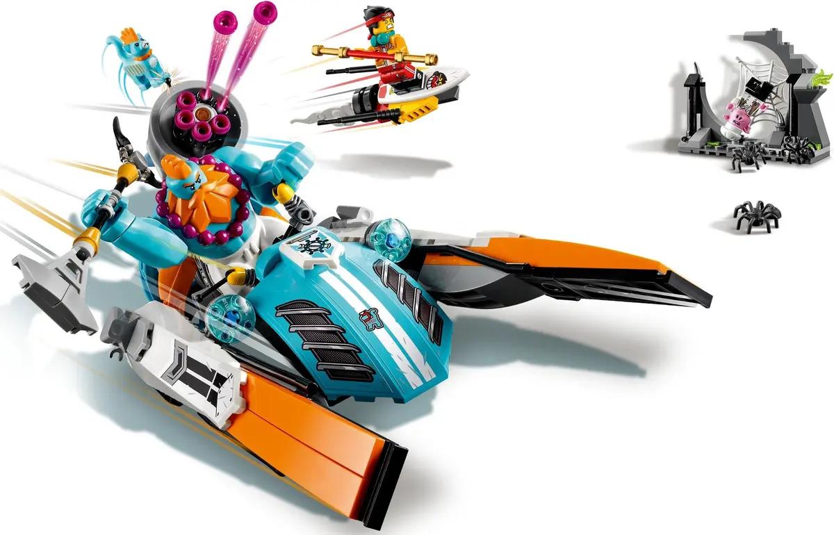 LEGO Monkie Kid 80014 Sandy's Speedboat set, image 6