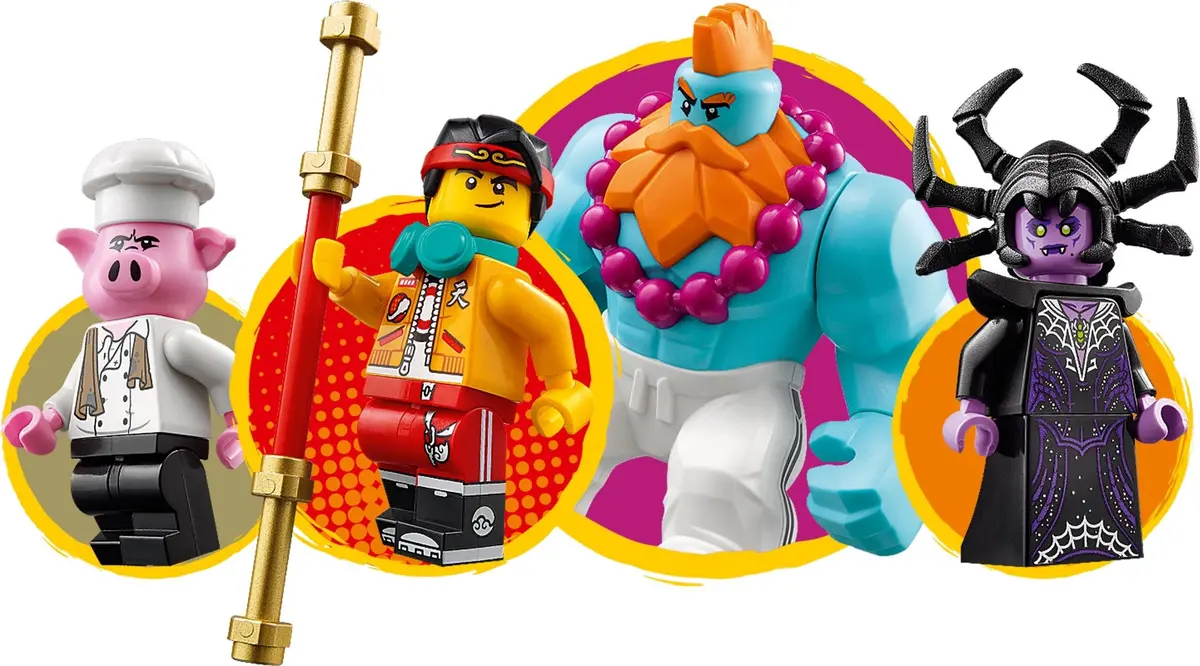 LEGO Monkie Kid 80014 Sandy's Speedboat set, image 11