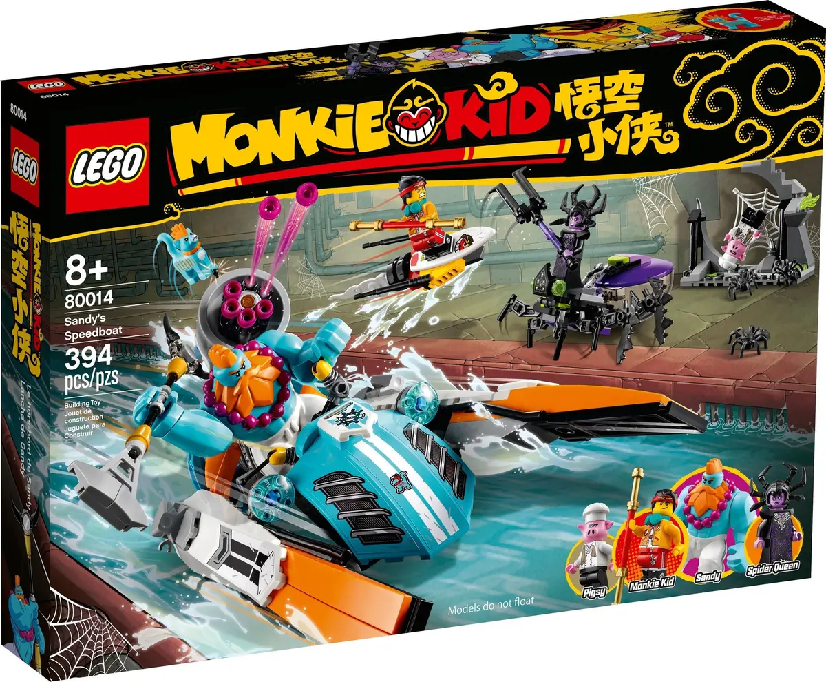 LEGO Monkie Kid 80014 Sandy's Speedboat set, image 2