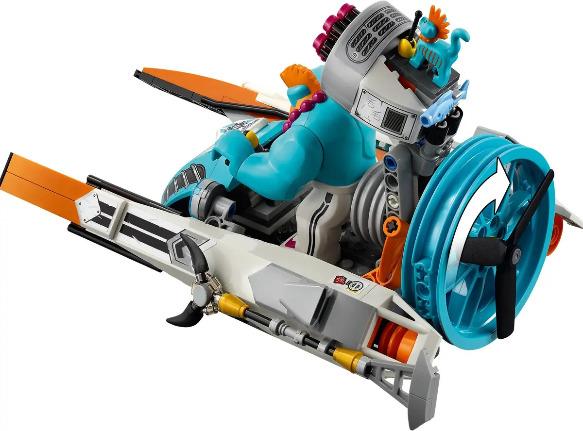 LEGO Monkie Kid 80014 Sandy's Speedboat set, image 9