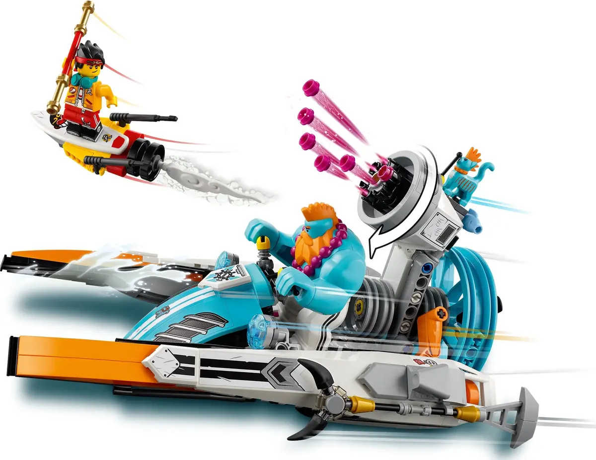 LEGO Monkie Kid 80014 Sandy's Speedboat set, image 7