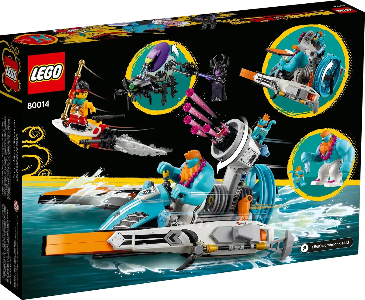 LEGO Monkie Kid 80014 Sandy's Speedboat set, image 12