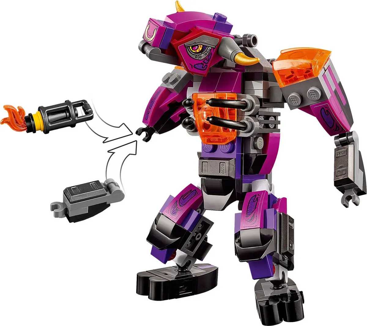 LEGO Monkie Kid 80016 The Flaming Foundry set, image 9