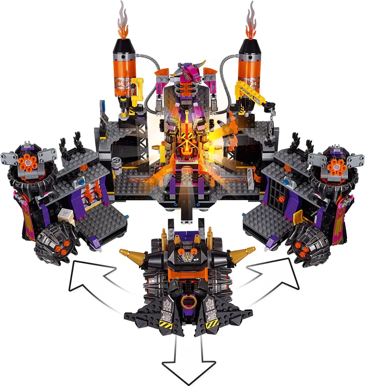 LEGO Monkie Kid 80016 The Flaming Foundry set, image 11