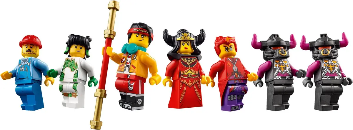 LEGO Monkie Kid 80016 The Flaming Foundry set, image 6