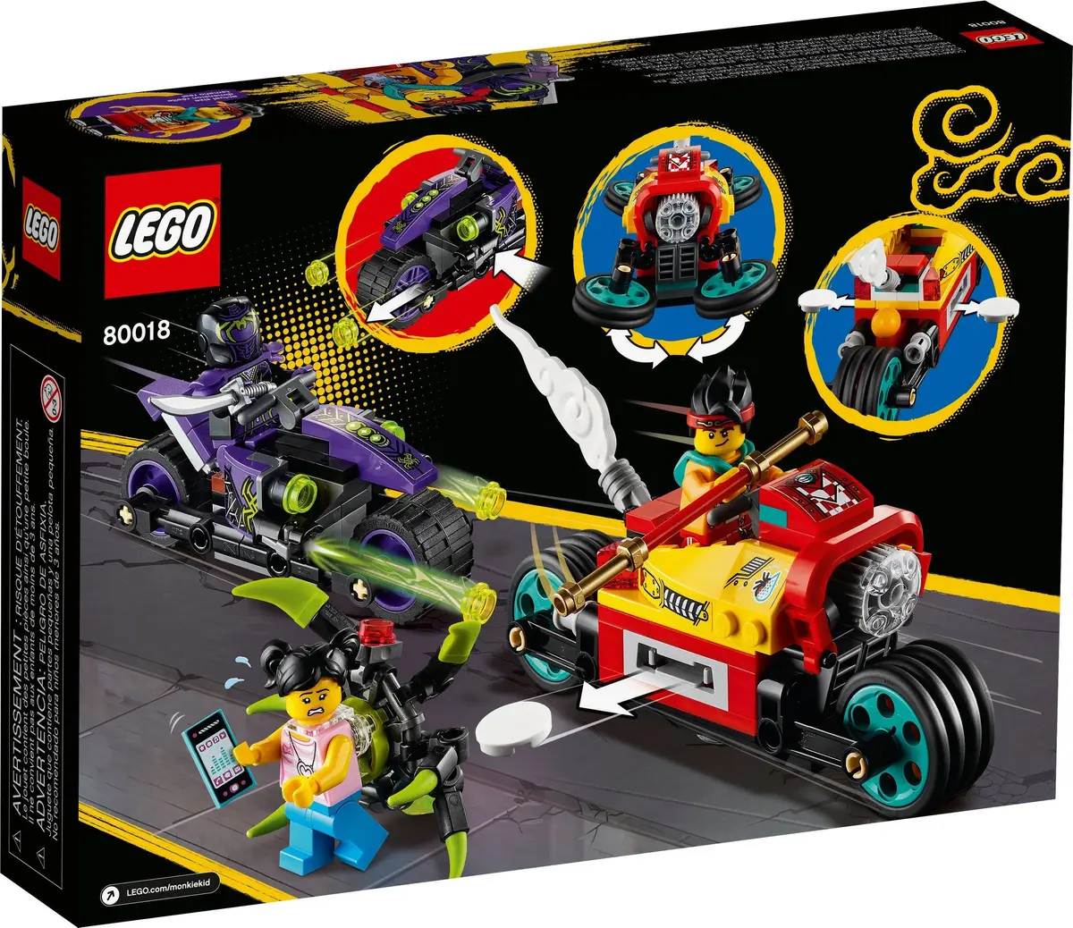 LEGO Monkie Kid 80018 Monkie Kid's Cloud Bike set, image 11