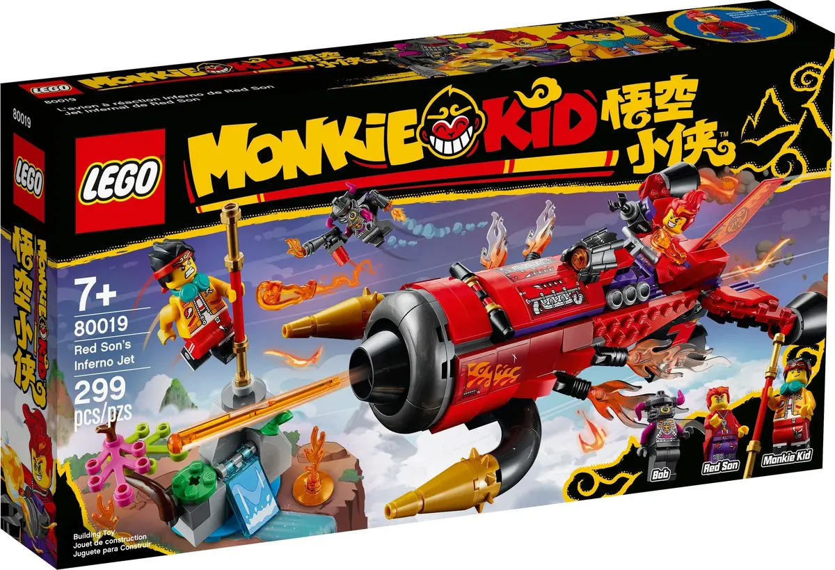 LEGO Monkie Kid 80019 Red Son's Inferno Jet set, image 2
