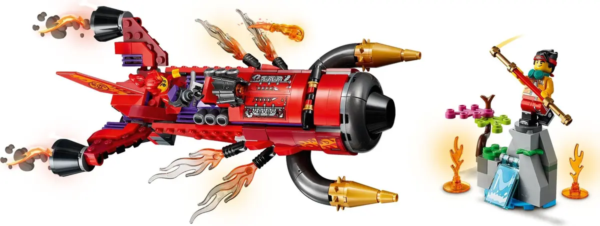 LEGO Monkie Kid 80019 Red Son's Inferno Jet set, image 6