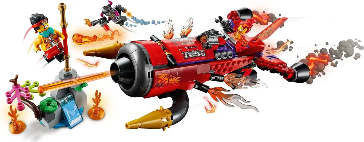 LEGO Monkie Kid 80019 Red Son's Inferno Jet set, image 5