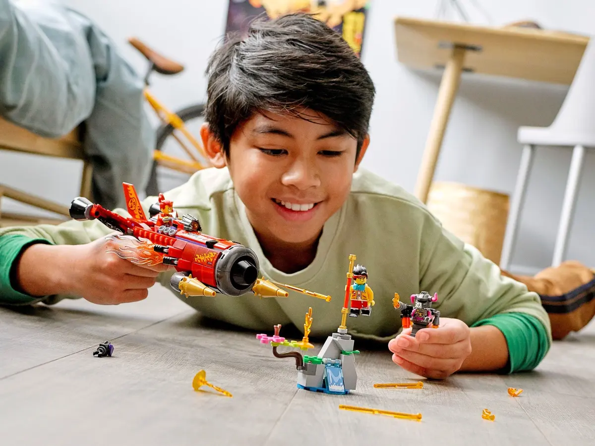 LEGO Monkie Kid 80019 Red Son's Inferno Jet set, image 3