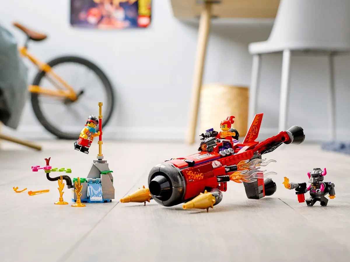 LEGO Monkie Kid 80019 Red Son's Inferno Jet set, image 4
