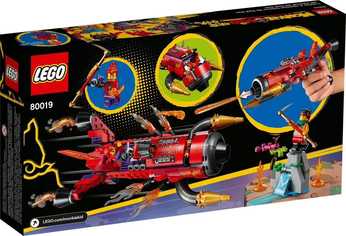 LEGO Monkie Kid 80019 Red Son's Inferno Jet set, image 11