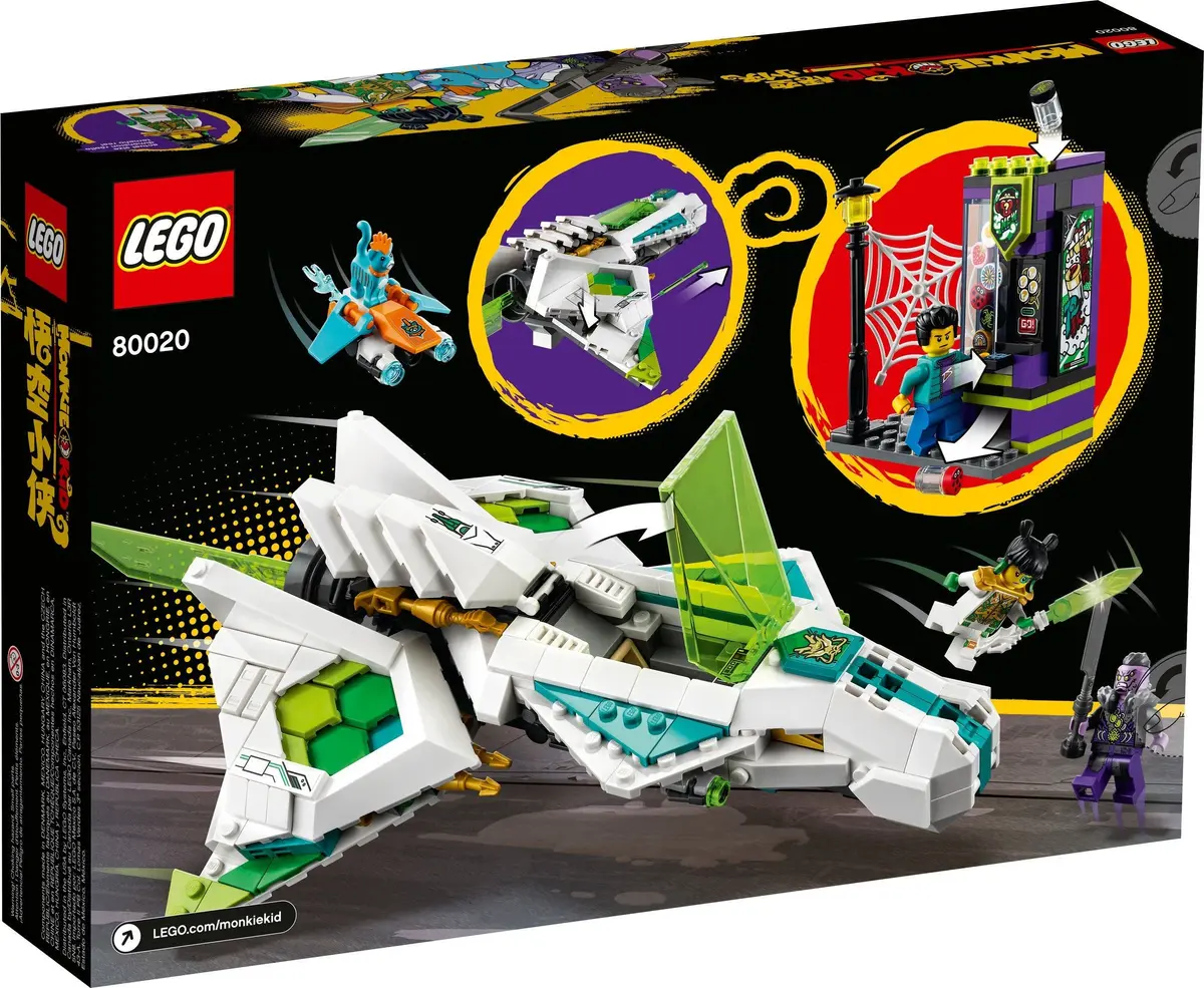 LEGO Monkie Kid 80020 White Dragon Horse Jet set, image 9