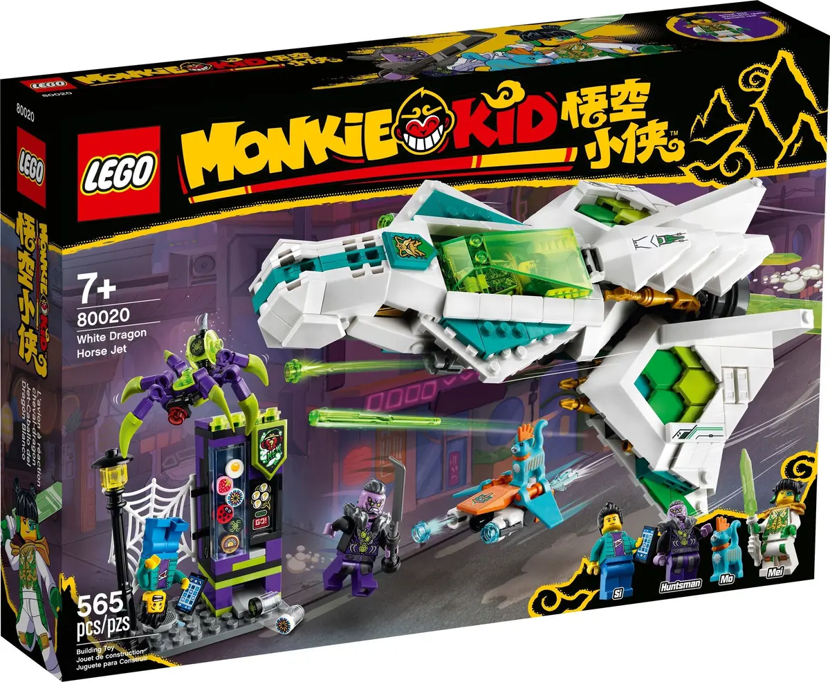 LEGO Monkie Kid 80020 White Dragon Horse Jet set, image 2