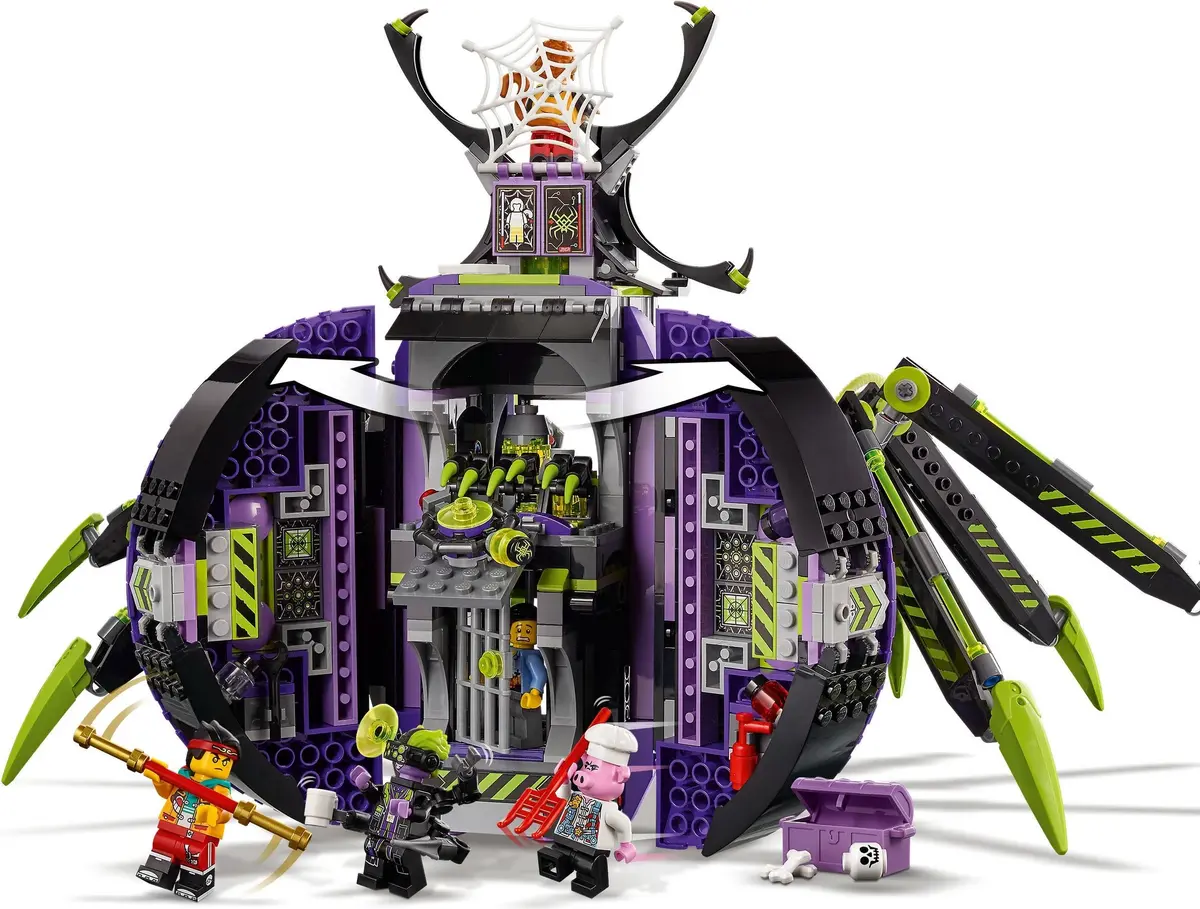 LEGO Monkie Kid 80022 Spider Queen's Arachnoid Base set, image 8