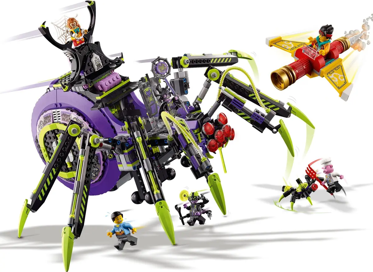 LEGO Monkie Kid 80022 Spider Queen's Arachnoid Base set, image 6
