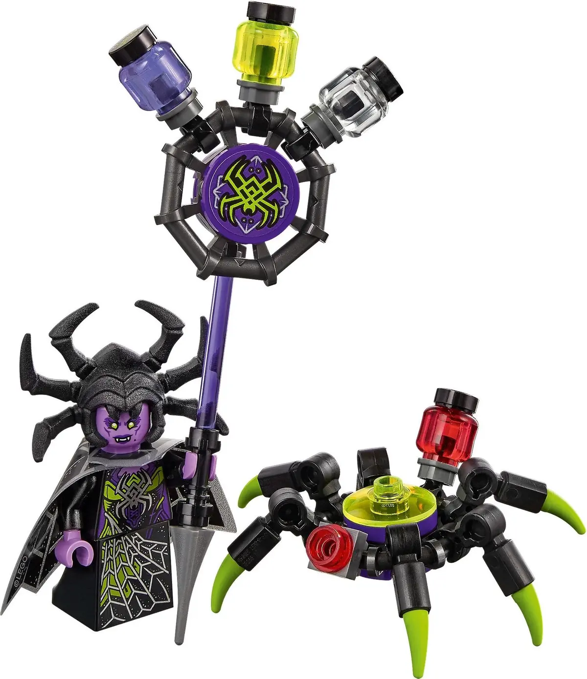 LEGO Monkie Kid 80022 Spider Queen's Arachnoid Base set, image 12