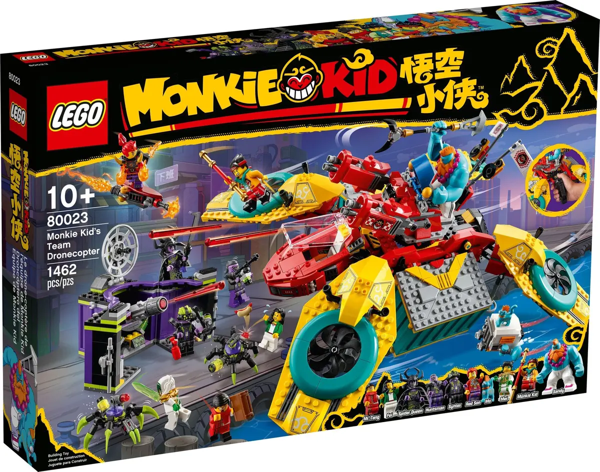 LEGO Monkie Kid 80023 Monkie Kid's Team Dronecopter set, image 2