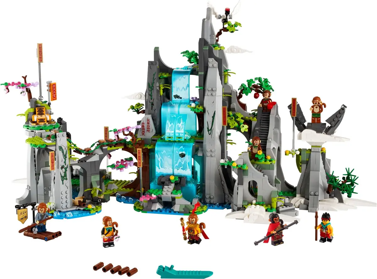 LEGO Monkie Kid 80024 The Legendary Flower Fruit Mountain set