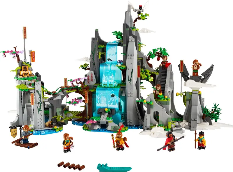 LEGO Monkie Kid 80024 The Legendary Flower Fruit Mountain set