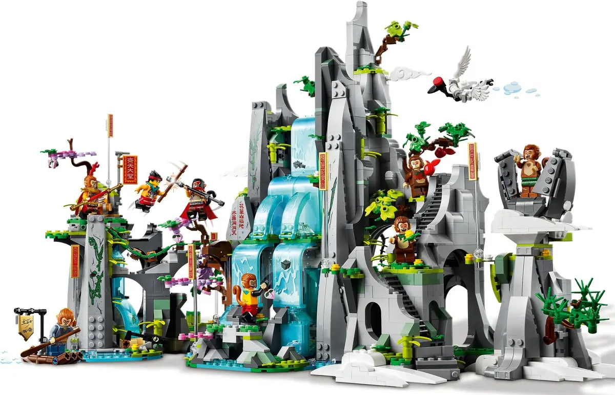 LEGO Monkie Kid 80024 The Legendary Flower Fruit Mountain set, image 13
