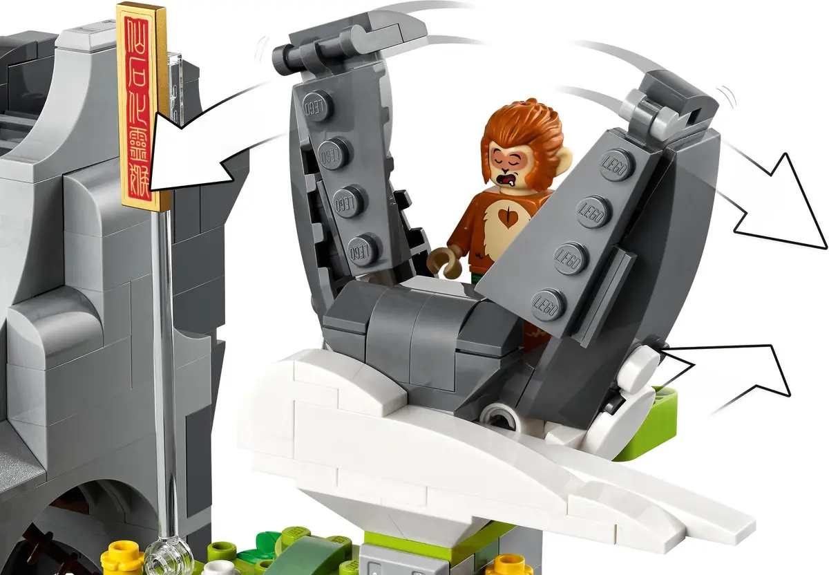 LEGO Monkie Kid 80024 The Legendary Flower Fruit Mountain set, image 15