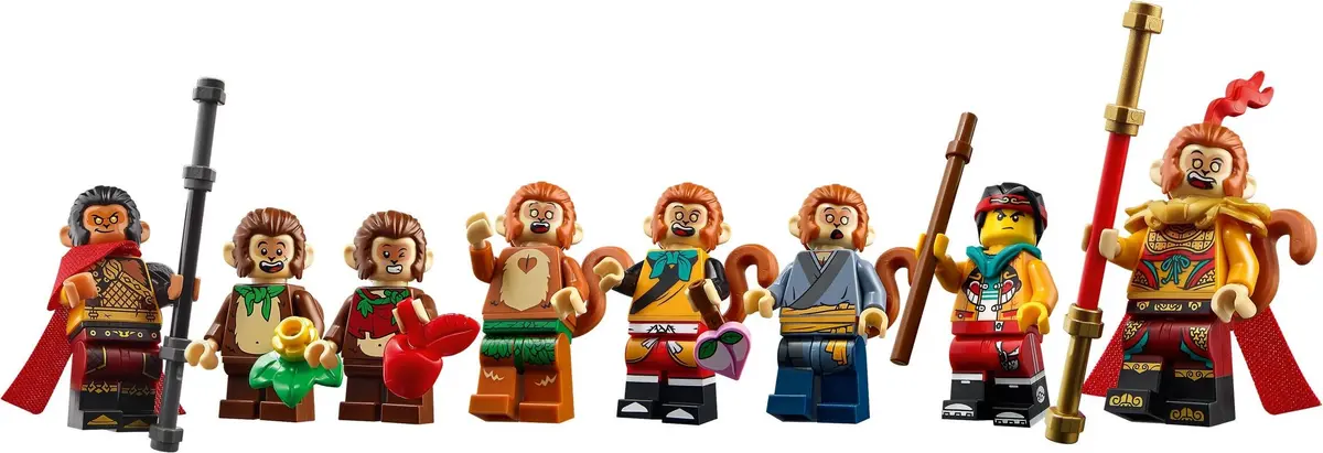 LEGO Monkie Kid 80024 The Legendary Flower Fruit Mountain set, image 5