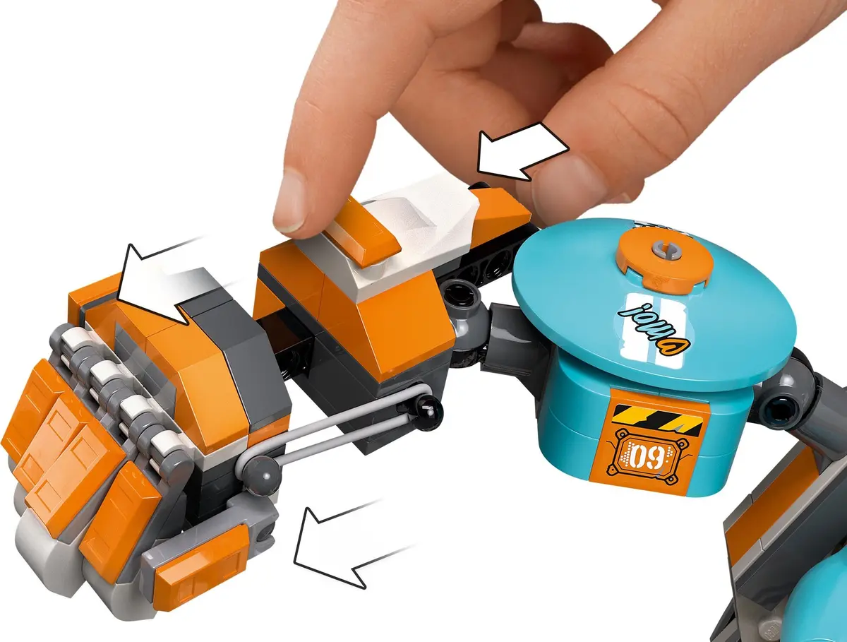 LEGO Monkie Kid 80025 Sandy's Power Loader Mech set, image 8