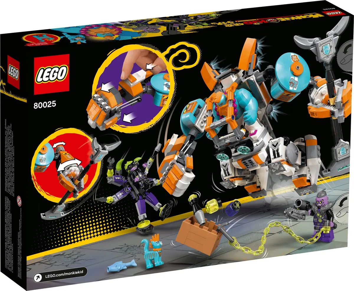 LEGO Monkie Kid 80025 Sandy's Power Loader Mech set, image 9