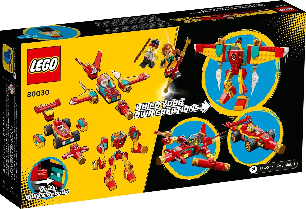 LEGO Monkie Kid 80030 Monkie Kid's Staff Creations set, image 3