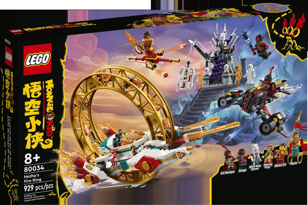 LEGO Monkie Kid 80034 Nezha's Fire Ring set, image 2