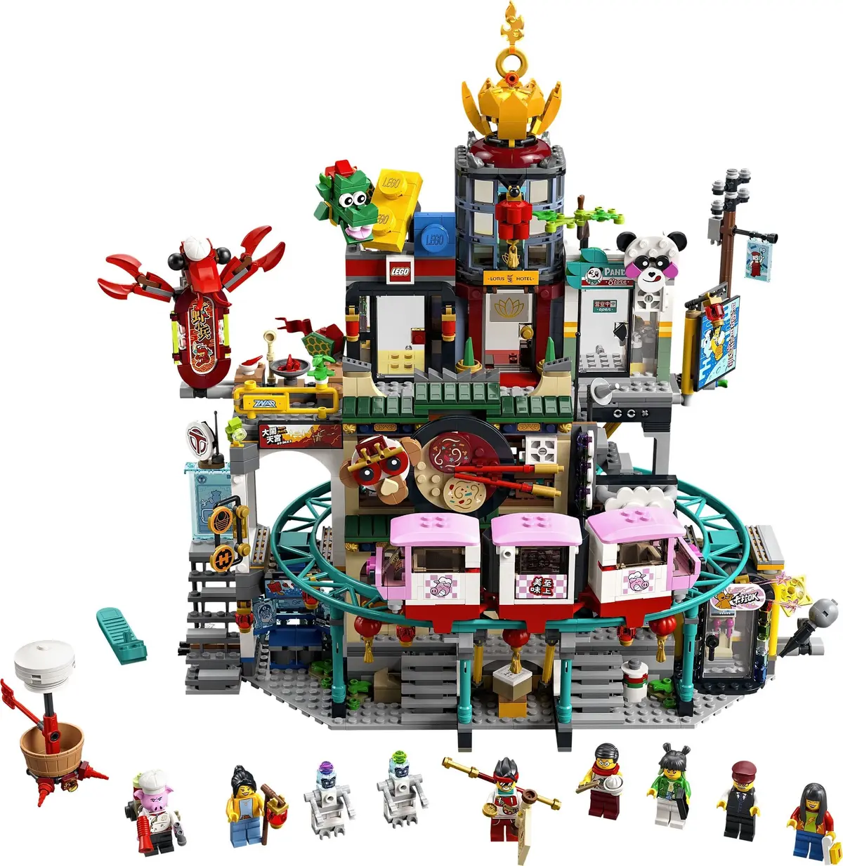 LEGO Monkie Kid 80036 The City of Lanterns set