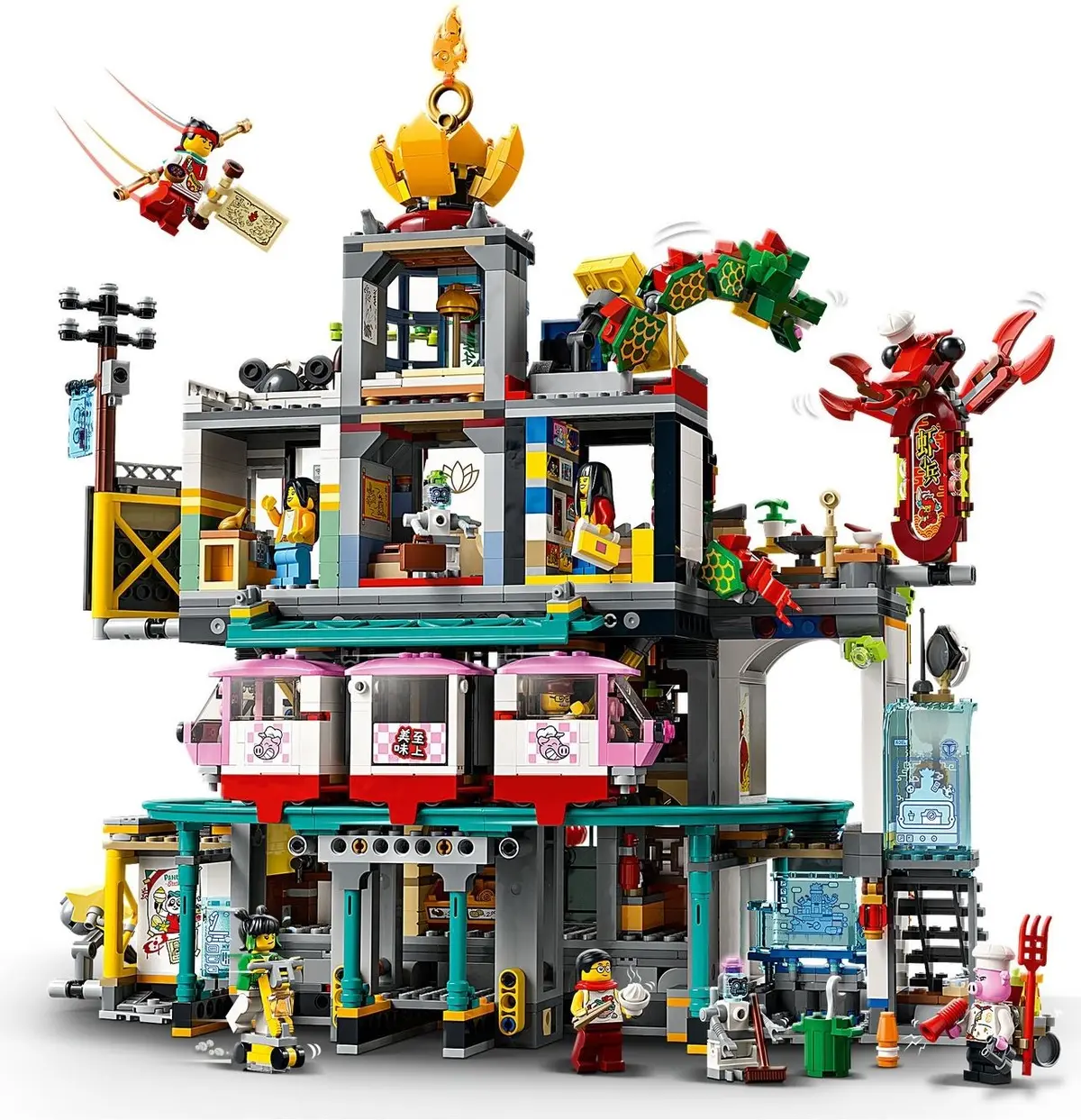 LEGO Monkie Kid 80036 The City of Lanterns set, image 9