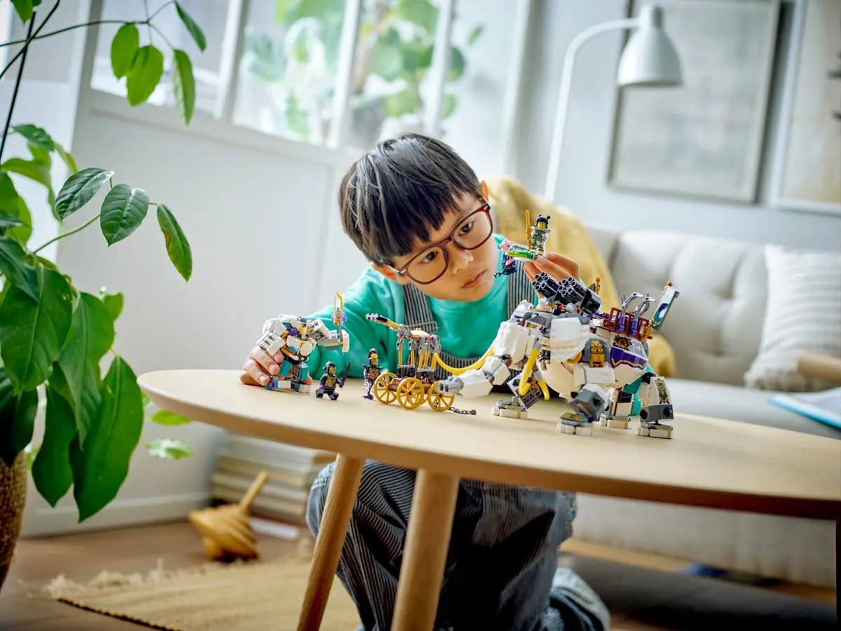 LEGO Monkie Kid 80043 Yellow Tusk Elephant set, image 8