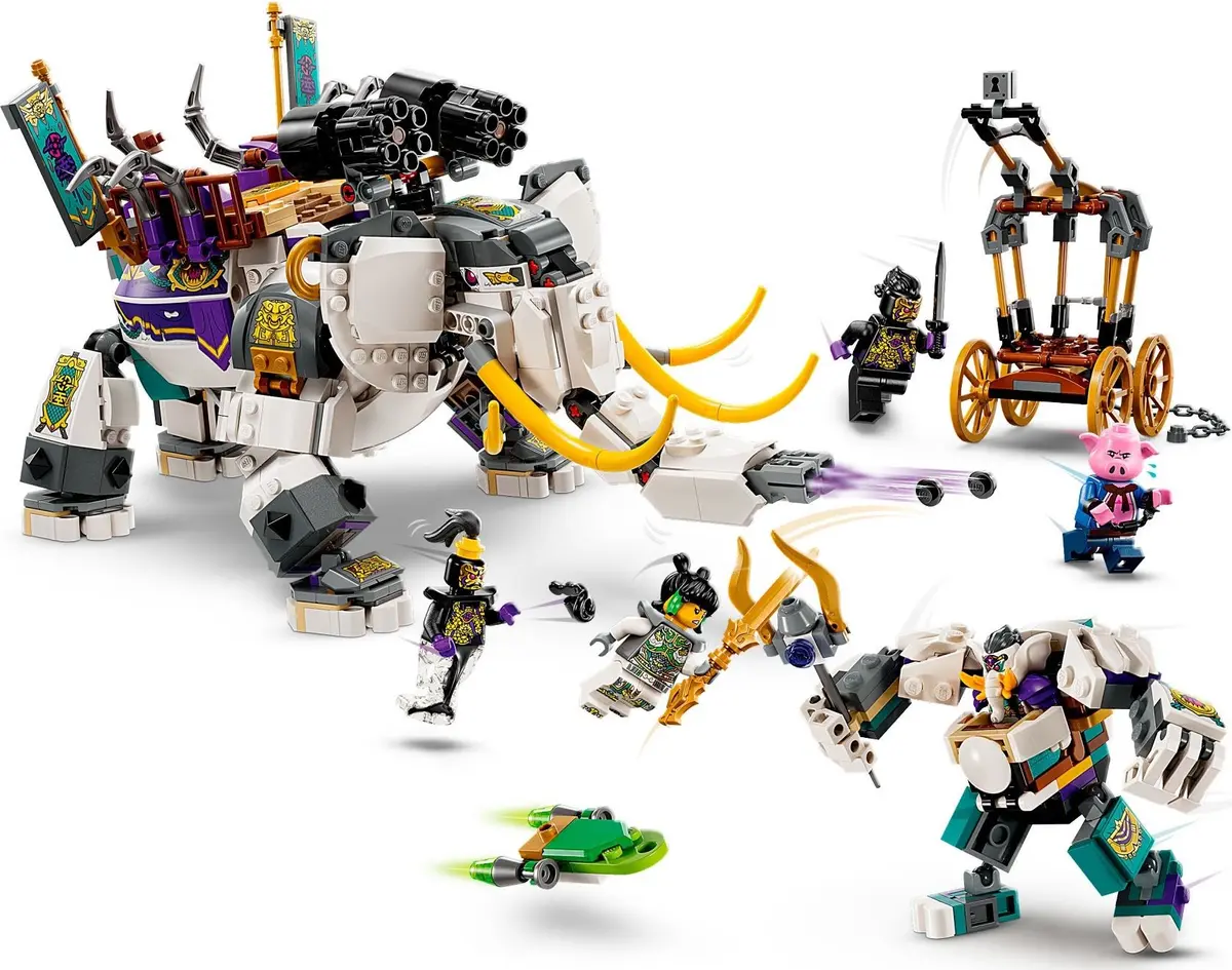 LEGO Monkie Kid 80043 Yellow Tusk Elephant set, image 3