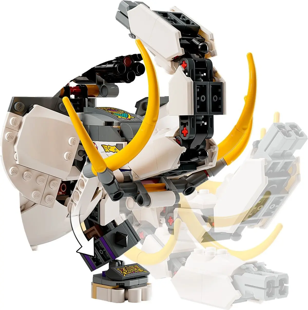 LEGO Monkie Kid 80043 Yellow Tusk Elephant set, image 4