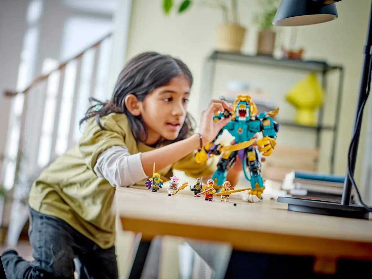 LEGO Monkie Kid 80048 The Mighty Azure Lion set, image 7