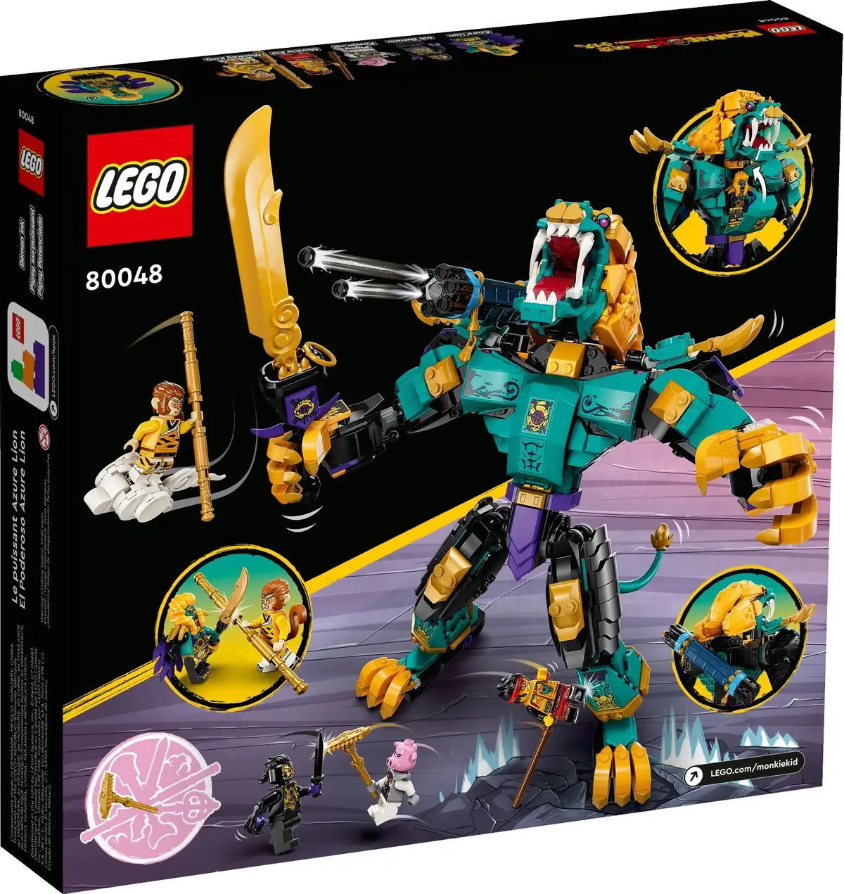 LEGO Monkie Kid 80048 The Mighty Azure Lion set, image 6