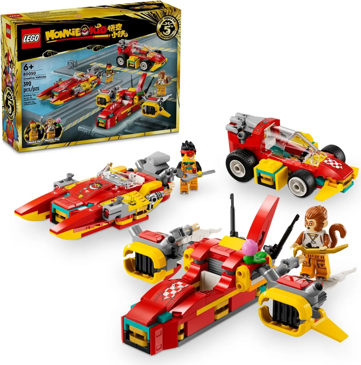 LEGO Monkie Kid 80050 Creative Vehicles set, image 2