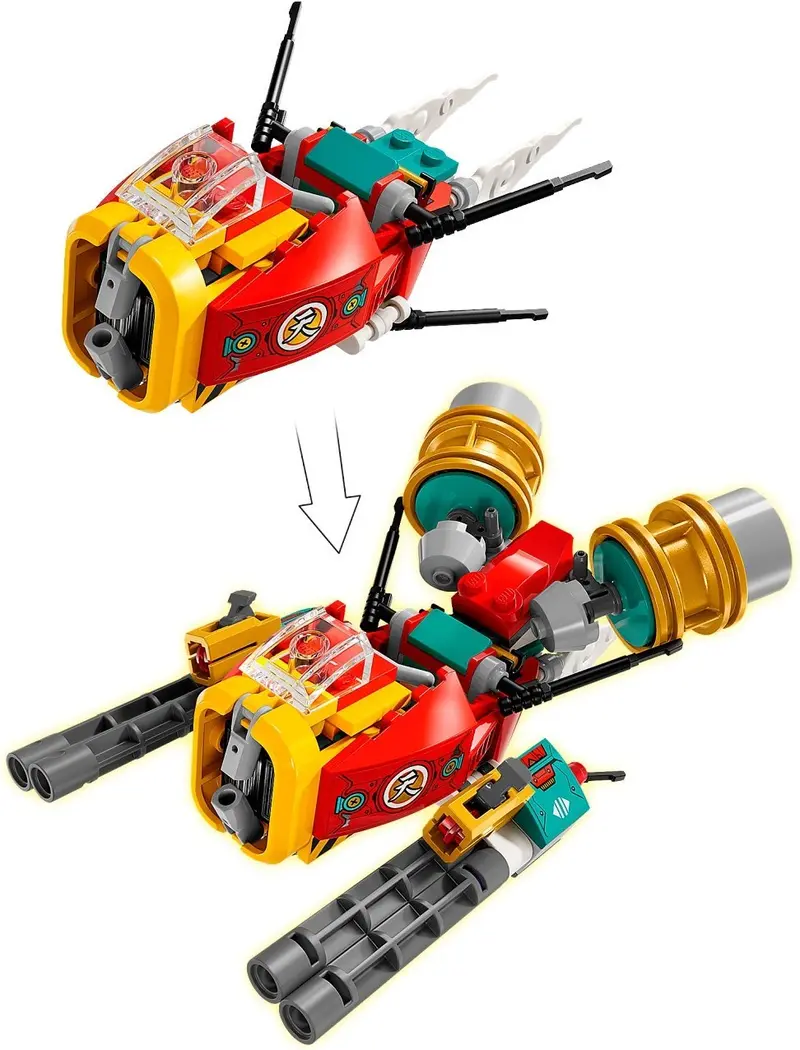 LEGO Monkie Kid 80053 Mei's Dragon Mech set, image 5