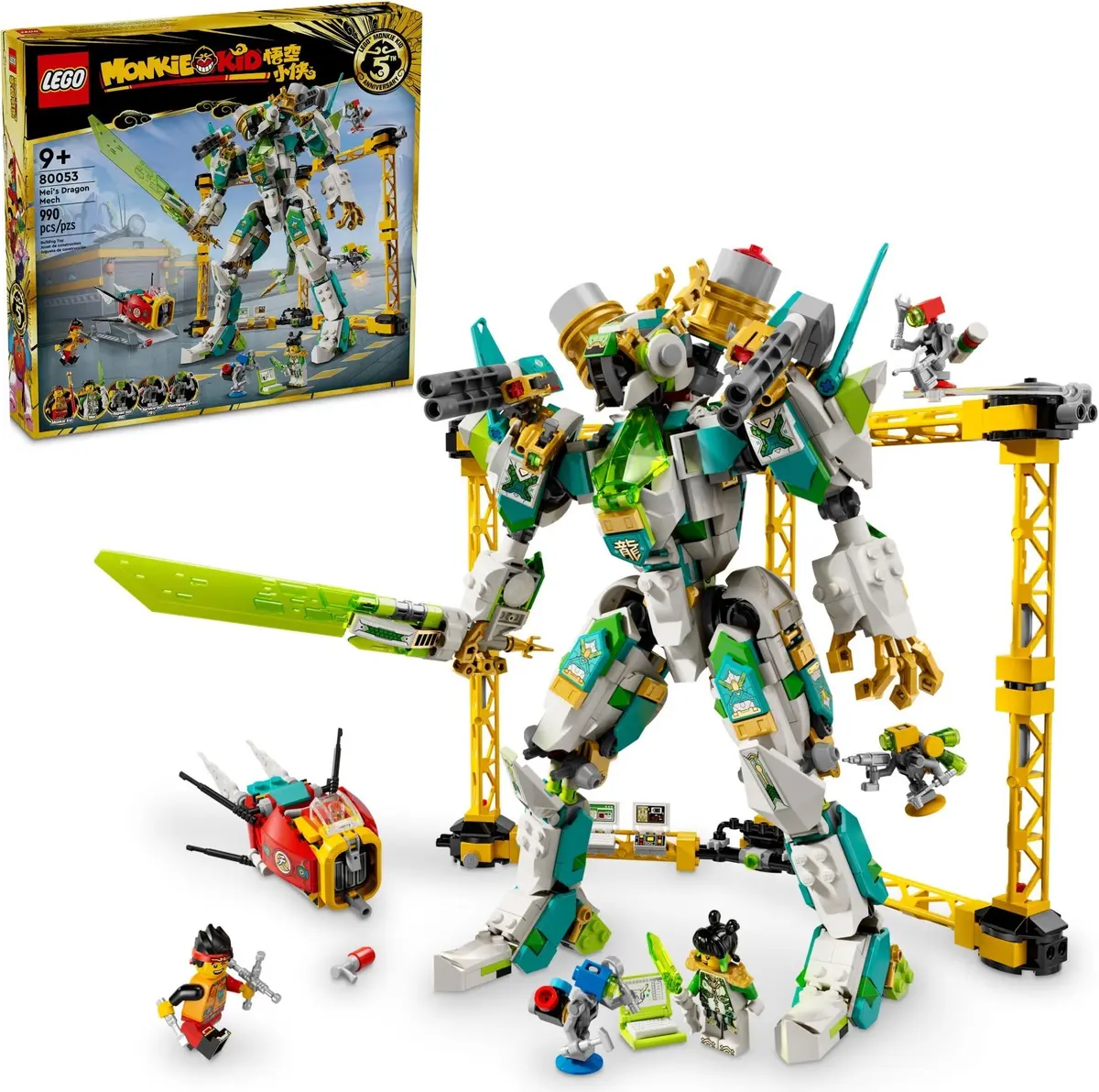LEGO Monkie Kid 80053 Mei's Dragon Mech set, image 2