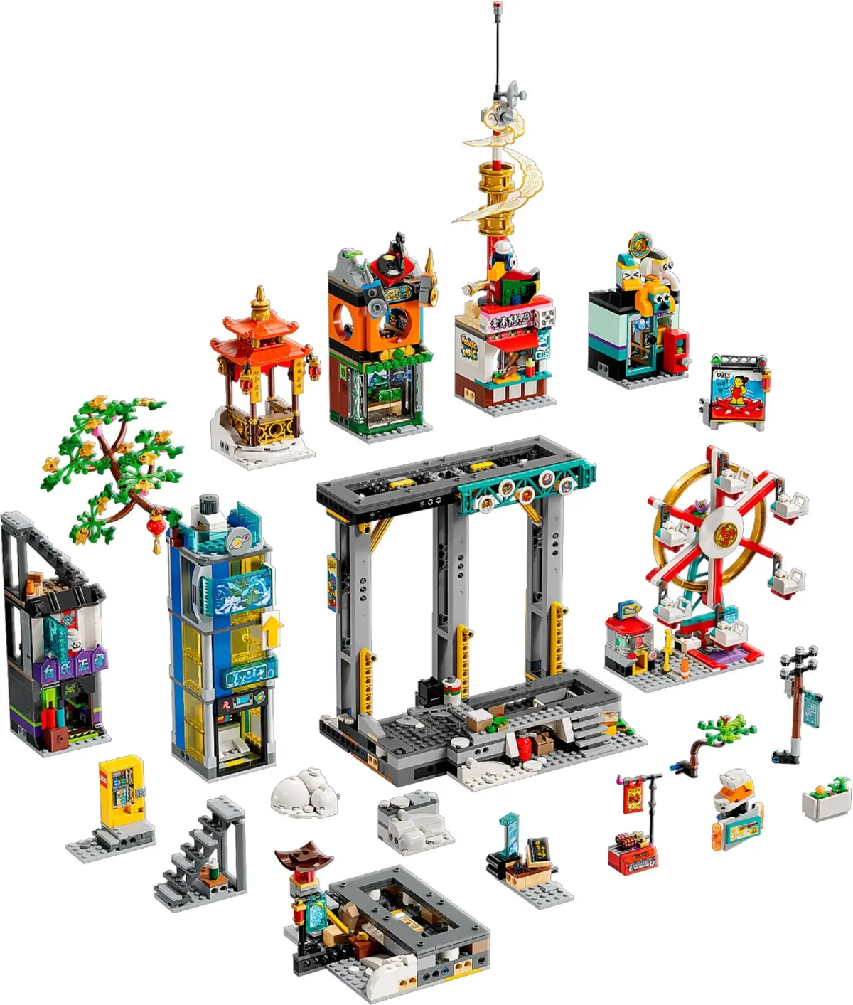 LEGO Monkie Kid 80054 Megapolis City set, image 4