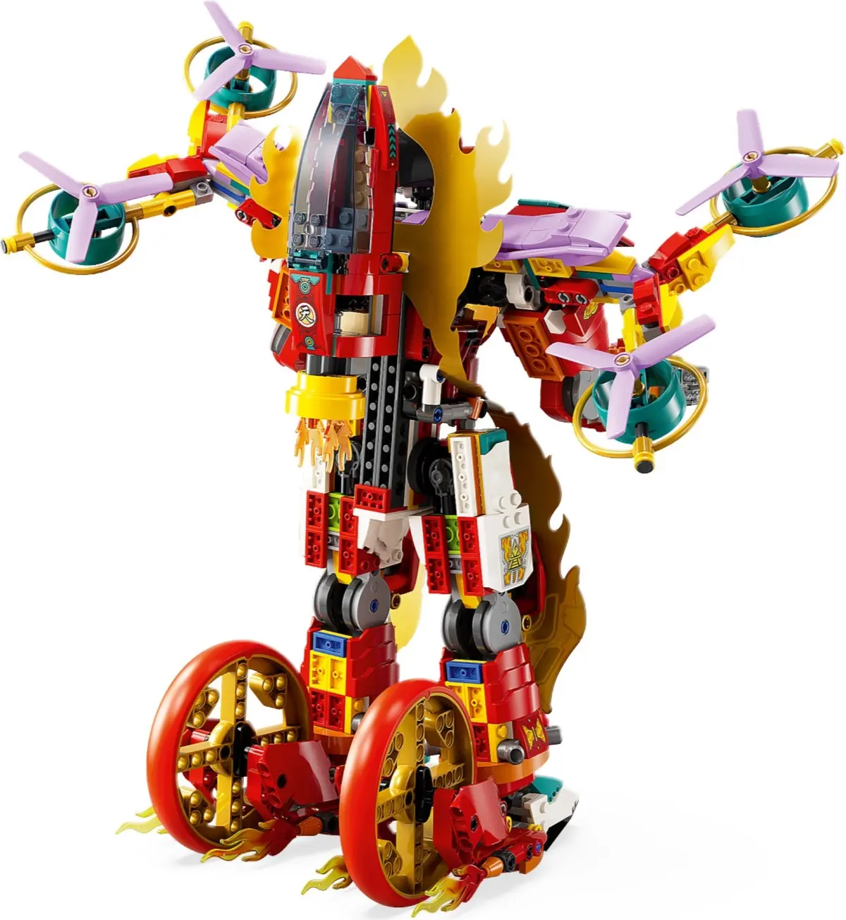 LEGO Monkie Kid 80057 Nezha's Ring of Fire Mech set, image 3