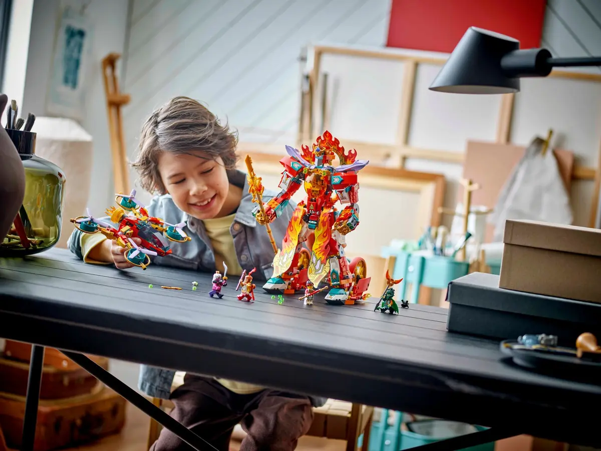 LEGO Monkie Kid 80057 Nezha's Ring of Fire Mech set, image 8