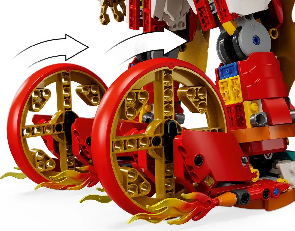 LEGO Monkie Kid 80057 Nezha's Ring of Fire Mech set, image 4